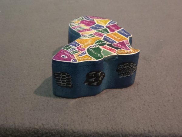 African Map Container (Small) - Blue