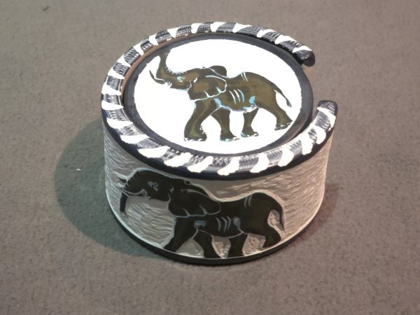 1.075 kg - Elephant Coaster Set